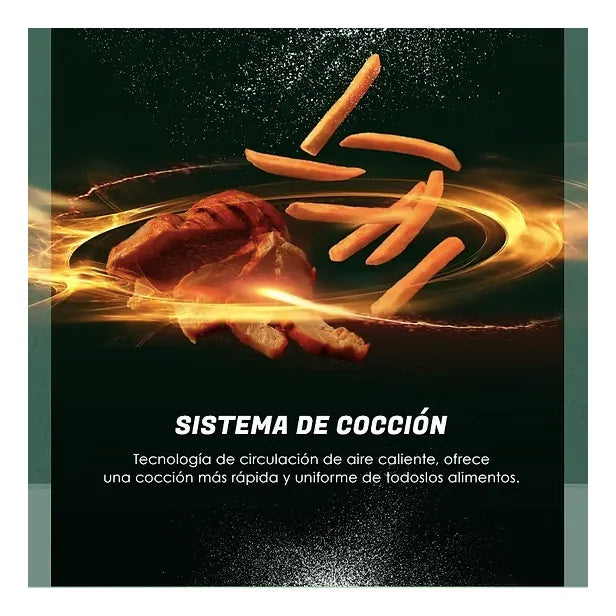 Freidora De Aire Digital 4 Litros Extra Grande Negro