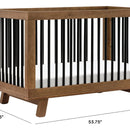 Cuna Convertible 3 En 1 Con Cama De Niño Y Sofá Natural Waln