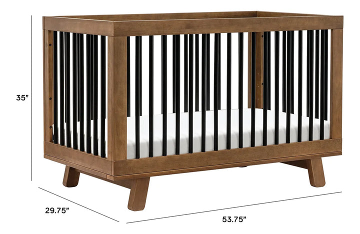 Cuna Convertible 3 En 1 Con Cama De Niño Y Sofá Natural Waln