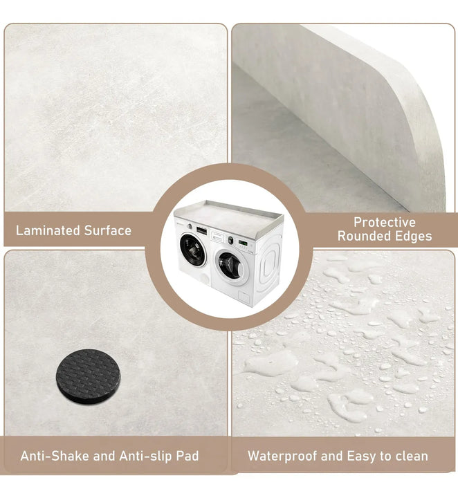 Gldzi Encimera De Lavadora Y Secadora Con Almohadilla Antide