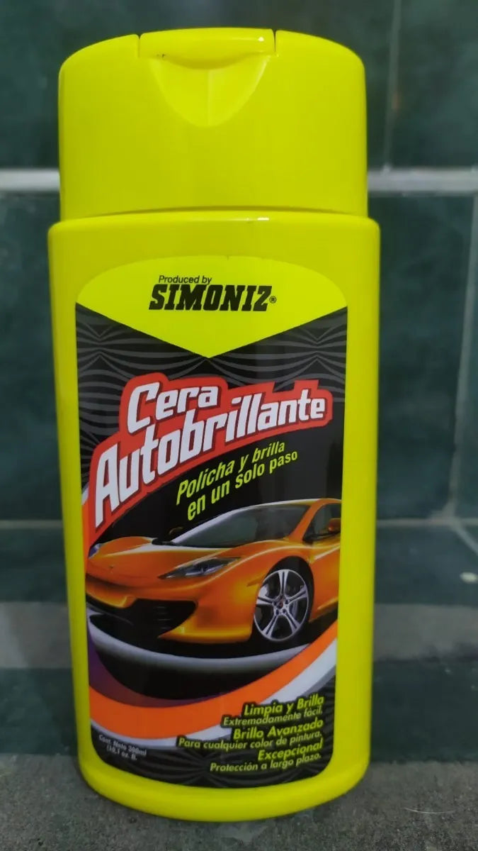 Cera Autobrillante Para Carro Polichar Y Brillar