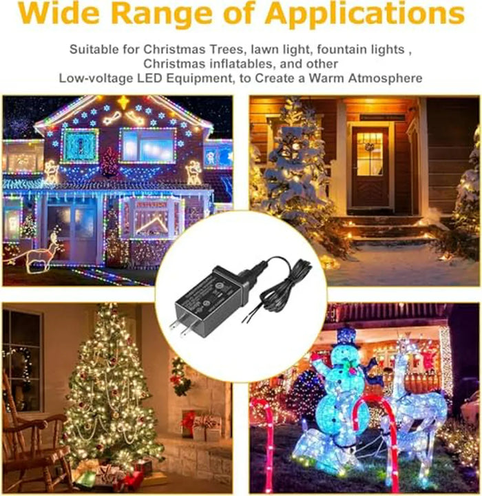 Adaptador Led 12v 9w Ip44 Para Árboles Y Luces Navideñas