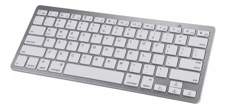 Teclado Bluetooh Recargable Inalambrico Tablet Celular Pc Teclado Multicolor