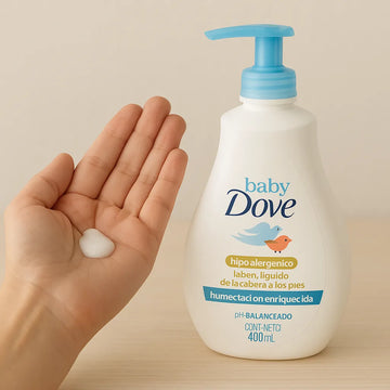 Dove Jabón Líquido Para Bebé 400ml