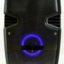 Parlante Cabina De Sonido Profesional Bt + Microfono 6.5' Negro