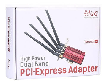 Tarjeta De Red Inalámbrica Pci-express 4 Antenas Ac1900mbps