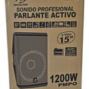 Parlante Profesional 15pulgadas +base American Sound Aspa158 Negro