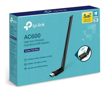 Tp-link, Tarjeta Usb Wifi Banda Dual Ac600, Archer T2u Plus