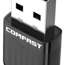 Adaptador Receptor Wifi Comfast Model Cf-811ac Usb 650 Mbps