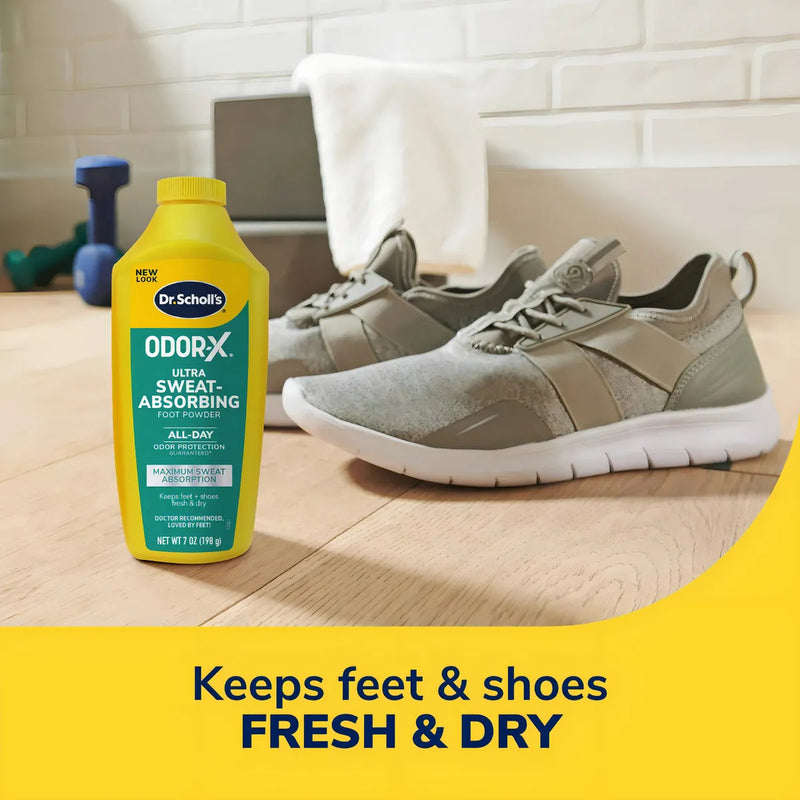 Polvos Dr Scholls Odor X Ultra Absorbente 198gr