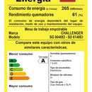 Estufa De Empotrar En Acero Inoxidable 4 Puestos De 58.5cm G