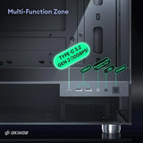 Caja Pc Aqua 3 Micro Atx Negra Argb Vidrio Templado