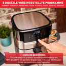 Tefal Ey505d Easy Fry & Grill Deluxe Hot Air Fryer, 2-in-1 . Grey