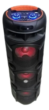 Parlante Torre De Sonido Sonivox Vs-ss305, 3 Bajos De 8 Pulg Negro