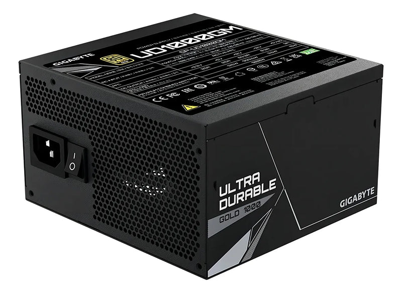 Fuente De Poder 1000w 80+gold Gigabyte Full Modular Ud1000gm Color Negro