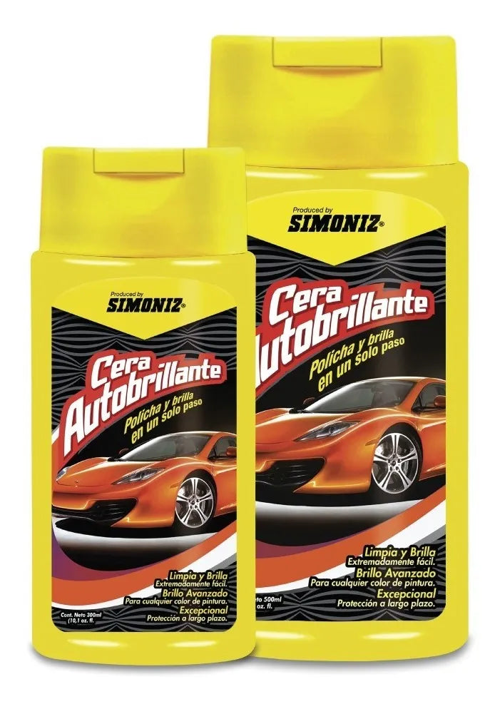 Cera Autobrillante Para Carro Polichar Y Brillar