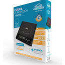 Estufa De Induccion 1 Puesto Home Elements Estufa Portatil Negro