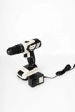 Taladro Percutor Atornillador Recargable 18v 1/2 Black&white Blanco/negro 60hz