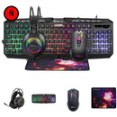 Xtr Ike Cmx-410 4 In 1 Gaming Combo Color del teclado Negro