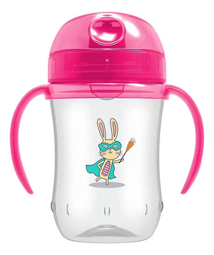 Vaso Entrenador Bebes Dr Browns 9oz Boquilla Flexible 9m+ Az Color Rosado Conejo