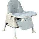Silla Comedor Bebe 3en1 Happy Baby Zoe Color Gris