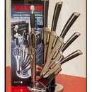 Set Juego Cuchillos 9 Piezas Winsor Acero Inoxidable