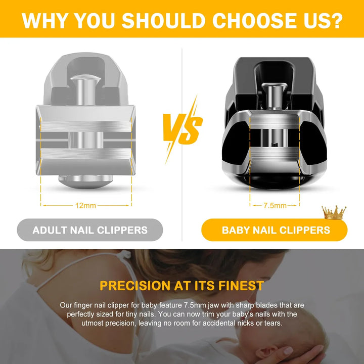 Bezox Cortaunas Seguro Para Bebes, Cortaunas Pequenas Para B