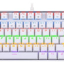 Teclado Gamer Redragon Kumara K552 Rainbow Blanco Red Esp Español Latinoamérica