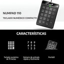 Teclado Numerico Genius Numpad 110 Usb Pc Negro Inclinable