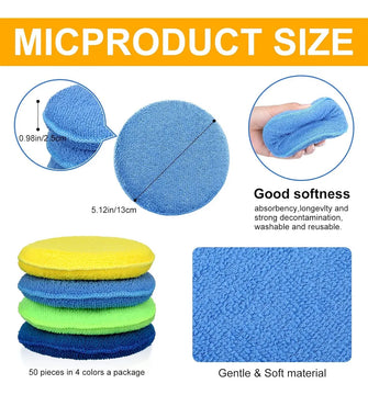 Aplicador De Cera Microfibra X 3 Unds