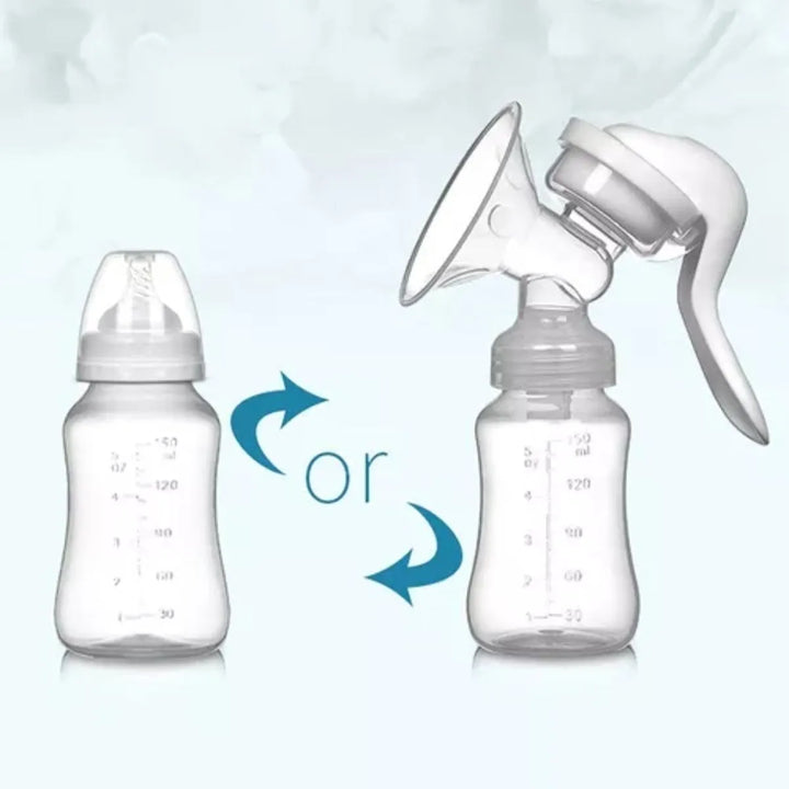 Extractor Succionador De Leche Materna Manual Con Tetero