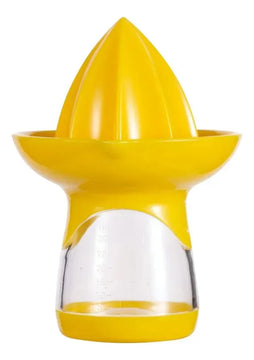 Exprimidor De Limones 2 En 1 Con Spray Boquilla Adaptable Amarillo