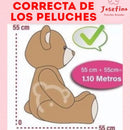 Oso De Peluche Gigante 1,60 + Moño + 3 Globos Perfumado Blanco Hueso
