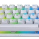 Teclado Razer QWERTY Razer Purple inglés US color mercury con luz RGB