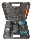 Taladro Percutor Inalámbrico Mandril 1/2 Brushless Color Azul Frecuencia 60hz