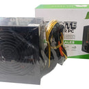 Fuente De Poder De 500 Watts Reales Jaltech Negro