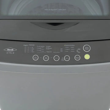 Lavadora Haceb Digital Carga Superior 11 Kg Grafito