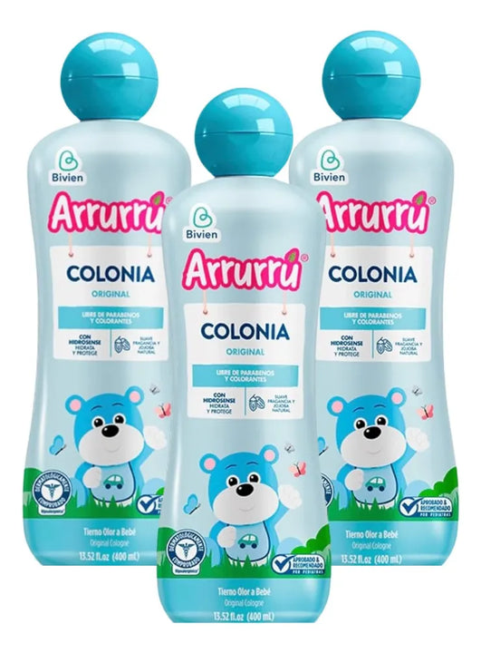 Colonia Arrurrú Azul 400ml X3