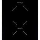 Estufa De Empotrar Inducción Negra 30cm Eléctrica 220v Haceb Negro
