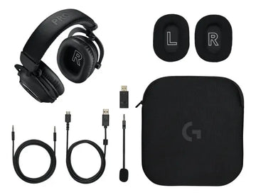 Diadema Gamer Inalámbrica Logitech Pro X2 Lighstpeed/bt/3,5 Negro