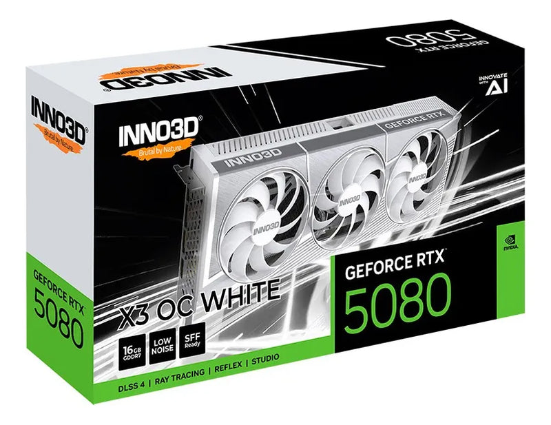 Tarjeta Grafica Inno3d Geforce Rtx 5080 X3 Oc White 16gb