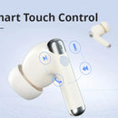 Audífonos Tronsmart Sounfii R4 Bluetooth 5.3 Audio 26 Horas Color Beige Luz Blanco