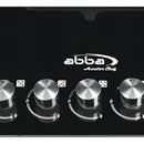 Estufa De Empotrar Abba 5 Puestos Gas Propano Cg 601 V5stc N Color Negro