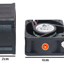 Ventilador De Refrigeración 4x4x2cm Brushless 12v 2 Cables