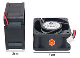 Ventilador De Refrigeración 4x4x2cm Brushless 12v 2 Cables