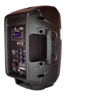 Parlante American Sound 8 Pulgadas Profesional+microfono Negro