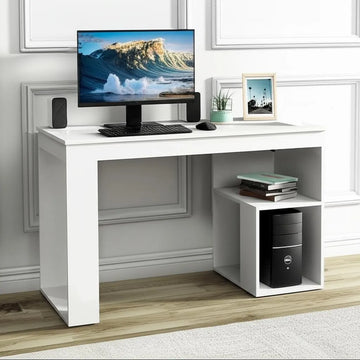 Escritorio RTA MueblesAstana madera aglomerada de 120cm x 73.5cm x 50cm blanco