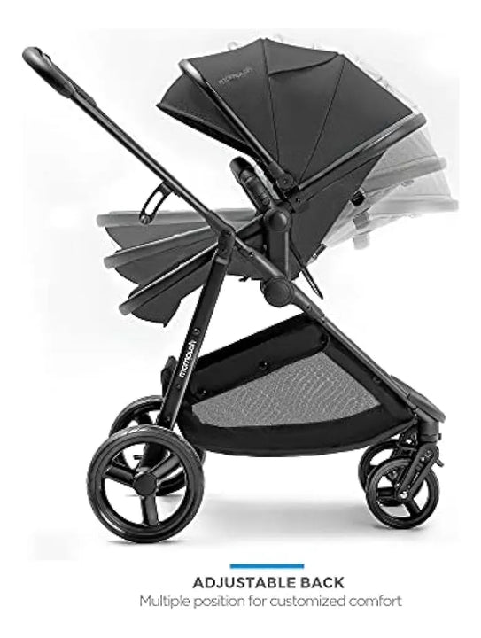 Asiento 2 En 1: Moisés Y Cochecito Plegable, Neumáticos Todo