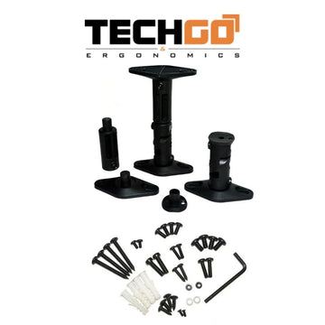 Kit Soportes Universales Altavoces Pared/techo Techgo Sps-01 Negro