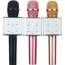 Microfono Inalambrico Karaoke Recargable Con Luz Led Color ! Color Amarillo